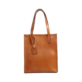 Leather Tote Brown Mod 105