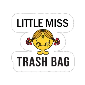 Little Miss Trash Bag Sticker