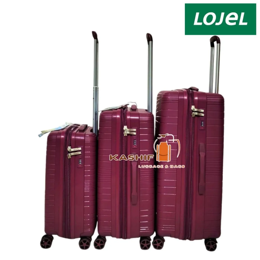 LOJEL anti-theft zipper hardtop trolley Suitcase Set