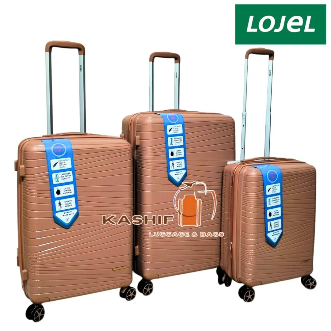 LOJEL anti-theft zipper hardtop trolley Suitcase Set