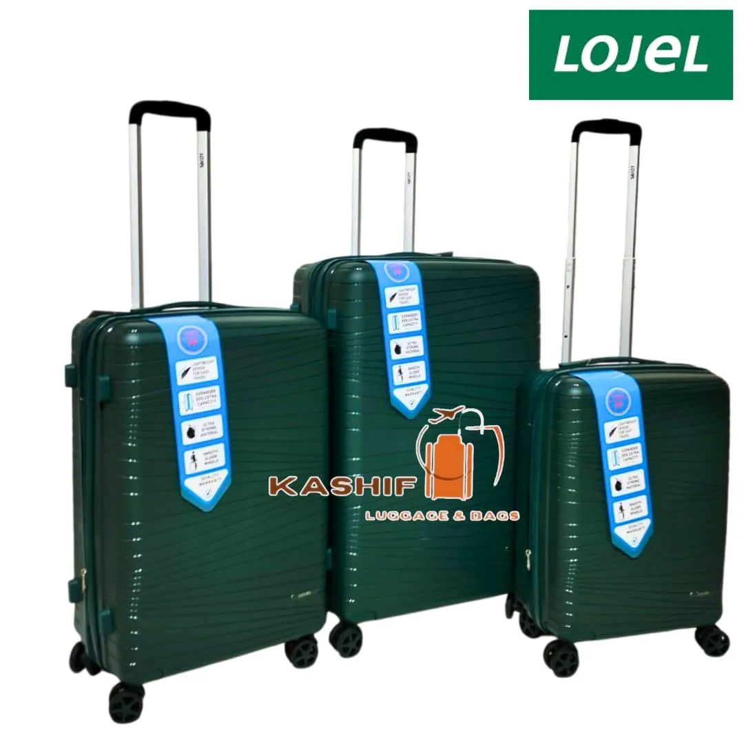 LOJEL anti-theft zipper hardtop trolley Suitcase Set