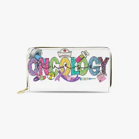 Long Type Zipper Purse, Oncology Nurse, awd-524