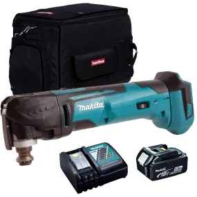 Makita DTM51Z 18V Oscillating Multi Tool Cutter with 1 x 5.0Ah Battery Charger & Tool Bag