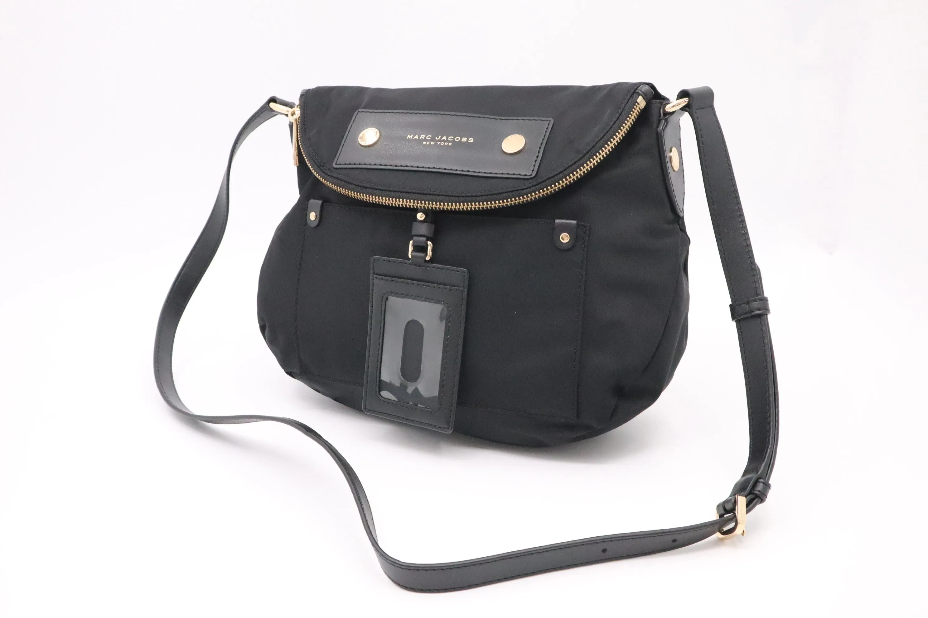 Marc Jacobs Preppy Natasha Crossbody Bag in Black Nylon