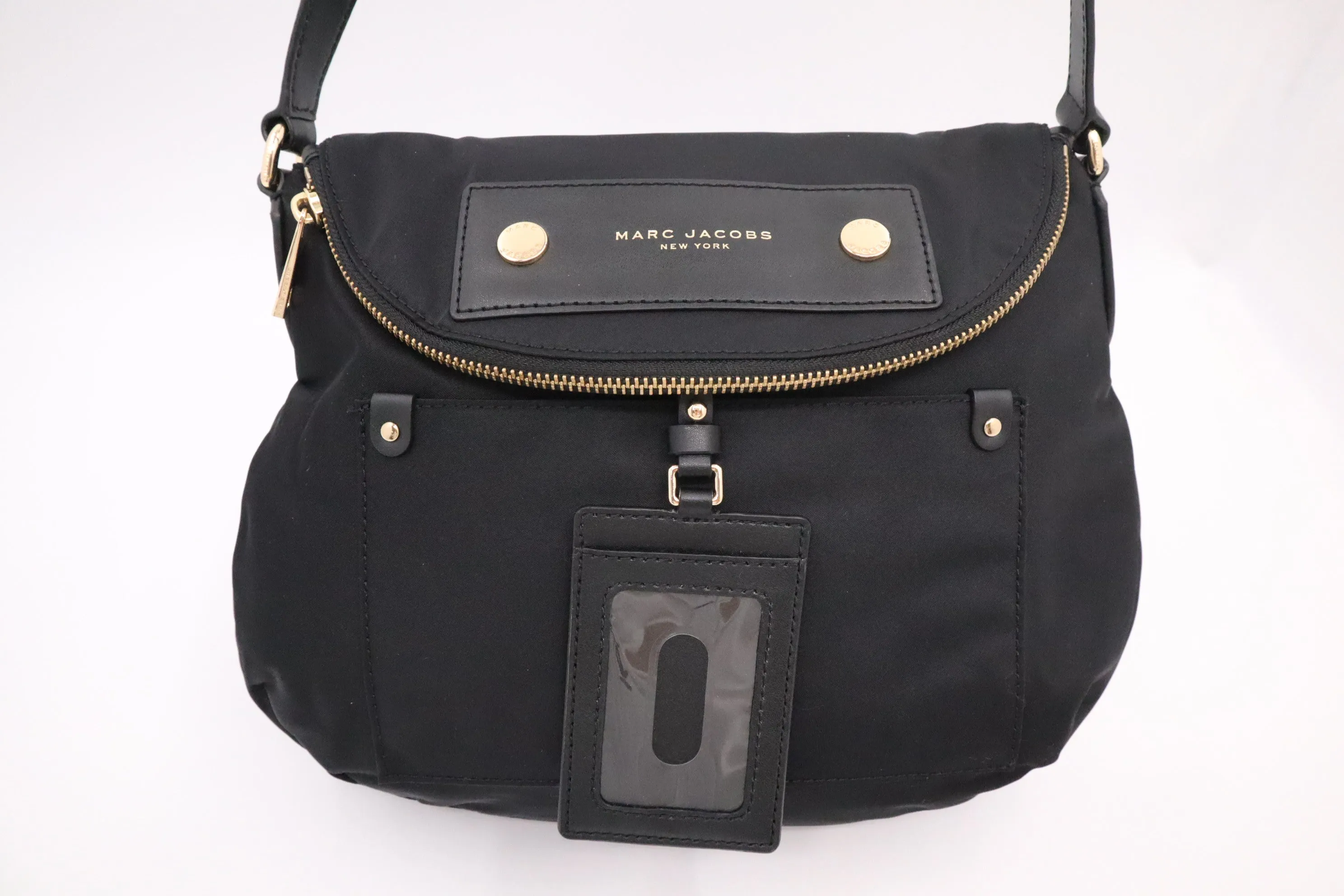 Marc Jacobs Preppy Natasha Crossbody Bag in Black Nylon