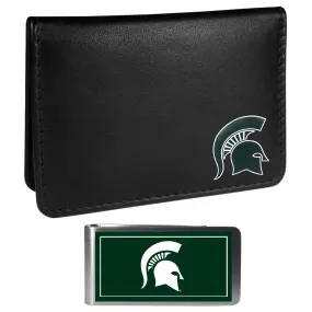 Michigan St. Spartans Weekend Bi-fold Wallet & Color Money Clip