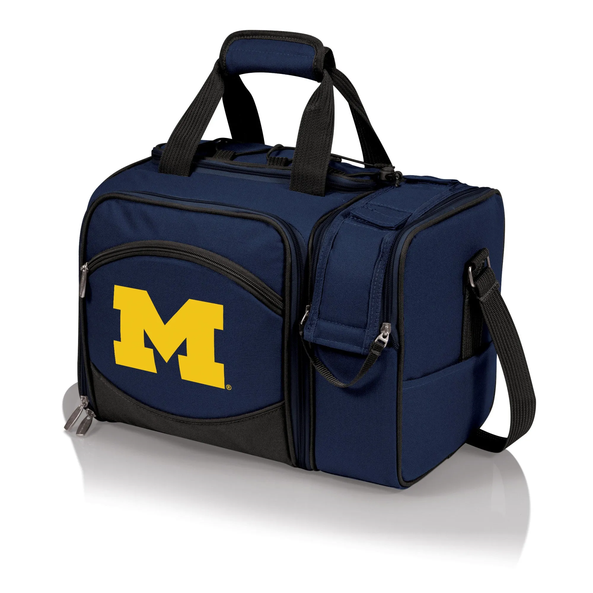 Michigan Wolverines - Malibu Picnic Basket Cooler