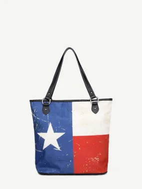 Montana West Texas Flag Concealed Carry Tote Bag