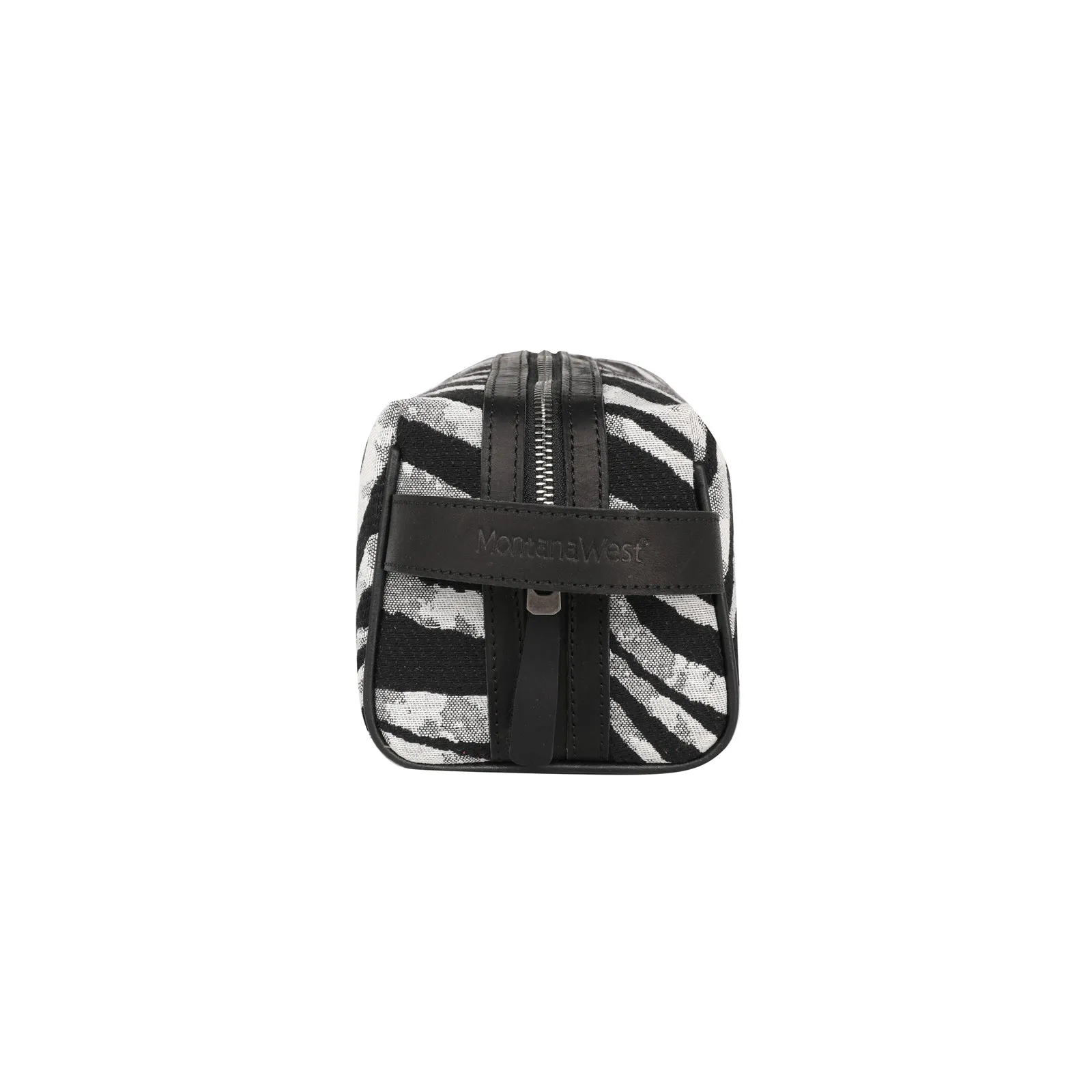 MW1180-190 Montana West Zebra Pattern Print Multi Purpose/Travel Pouch