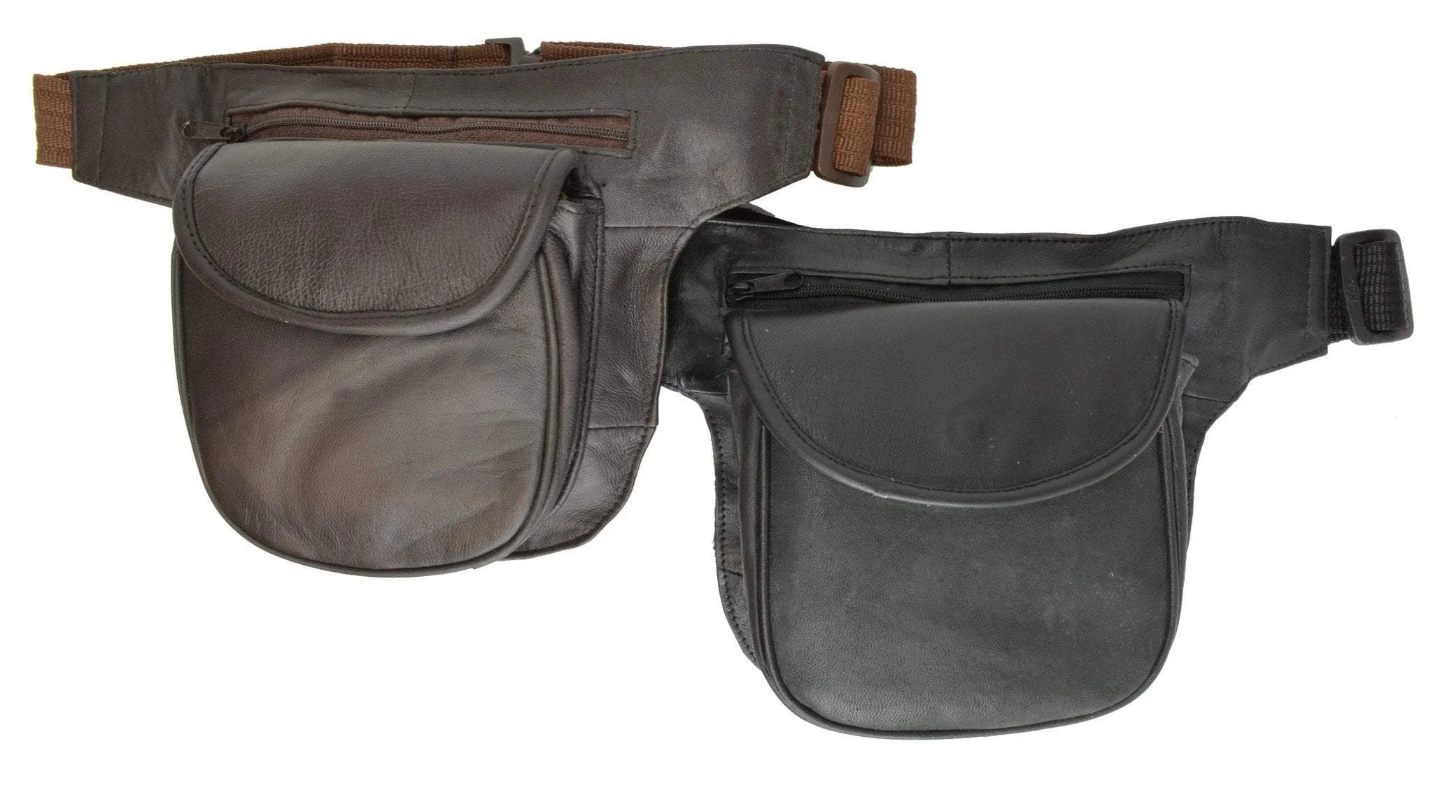 New Design Waist Bag Holder Genuine Leather Fanny Pack 035