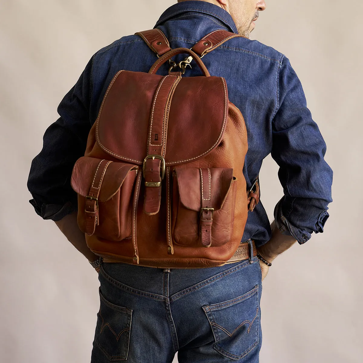 No.180 Rucksack | Stone-Washed