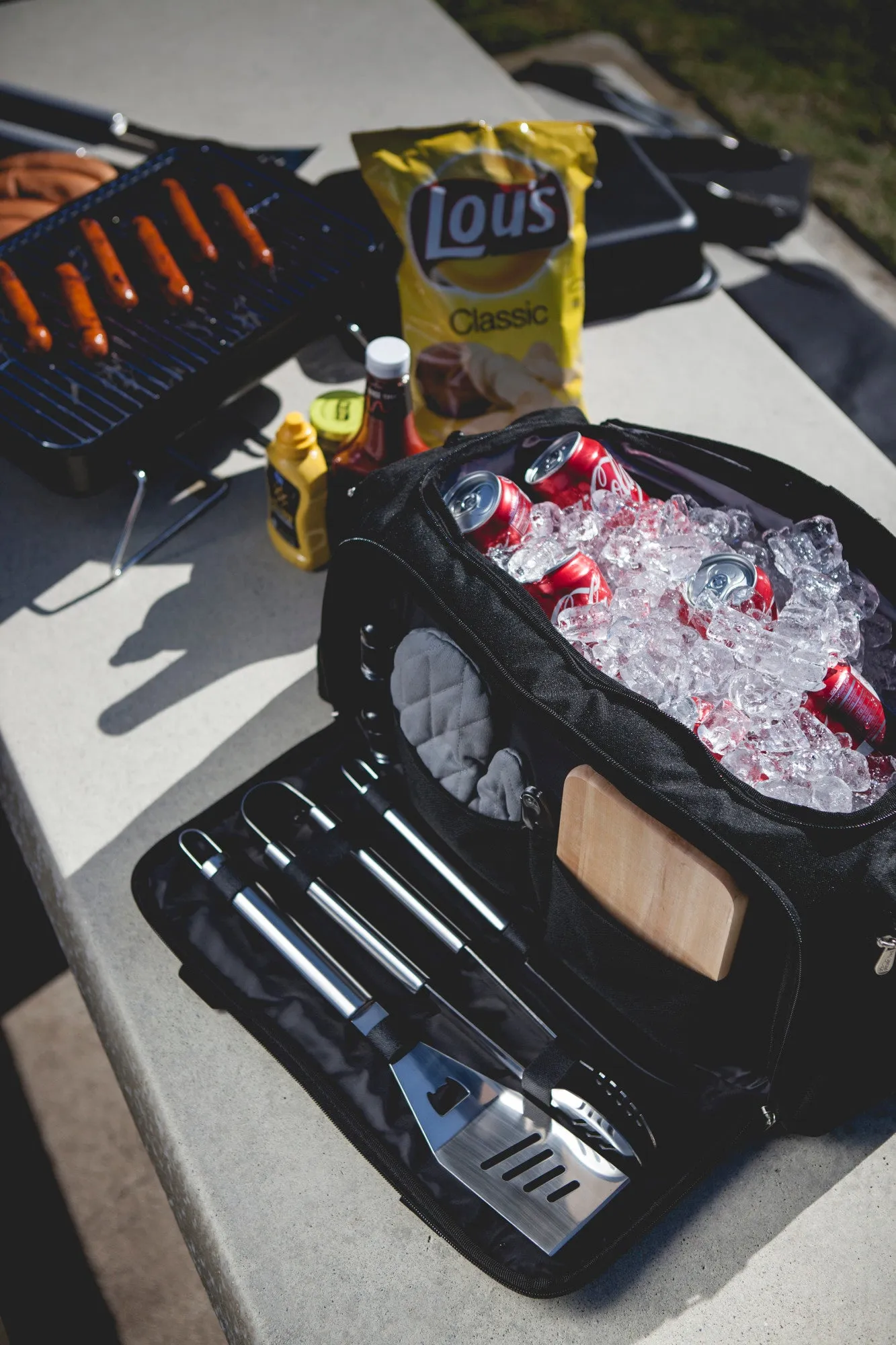 Ohio State Buckeyes - BBQ Kit Grill Set & Cooler