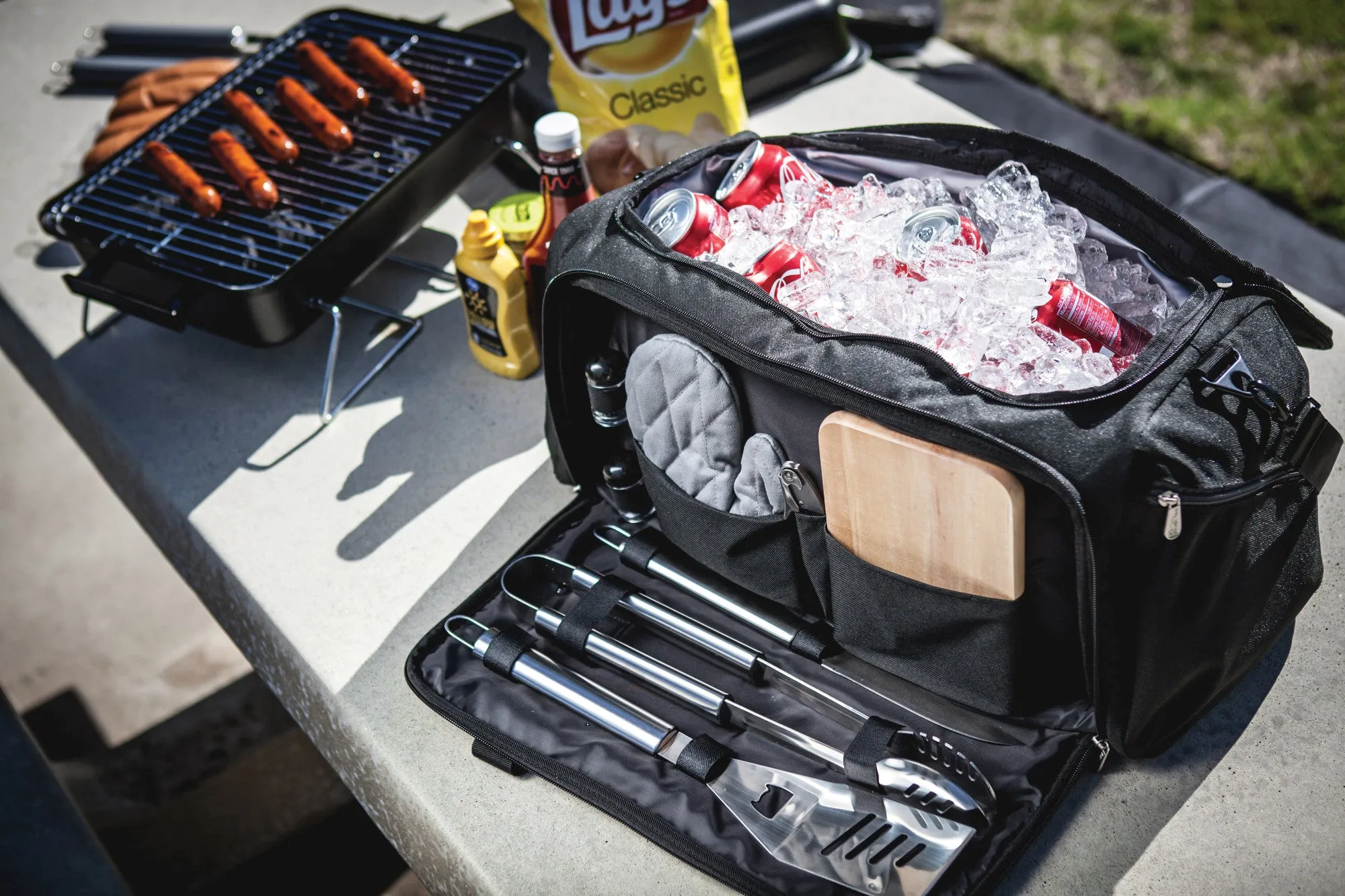 Ohio State Buckeyes - BBQ Kit Grill Set & Cooler