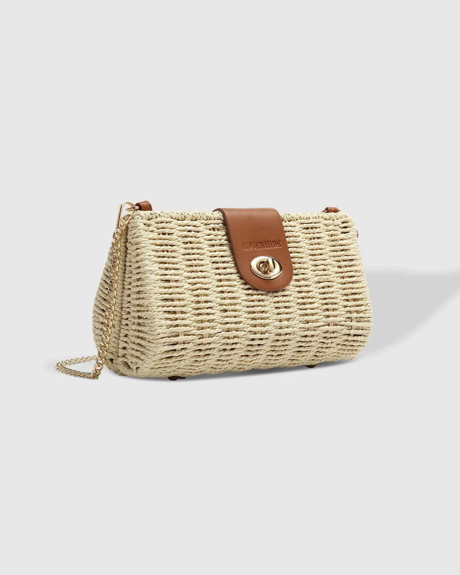 OPHELIA RAFFIA CROSSBODY BAG