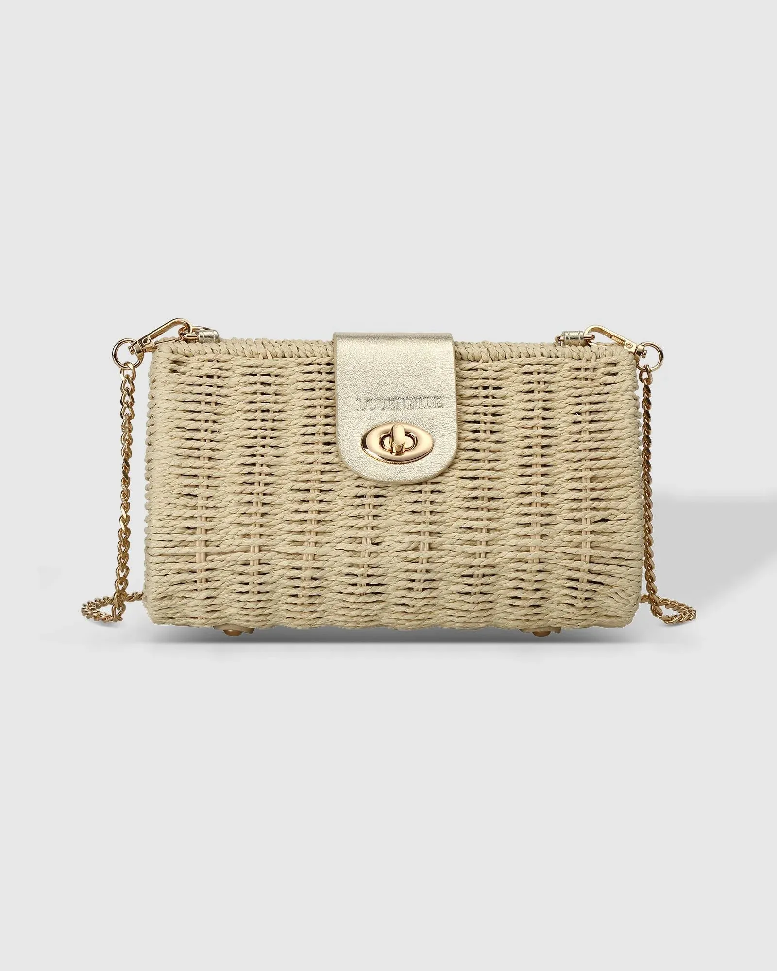 OPHELIA RAFFIA CROSSBODY BAG