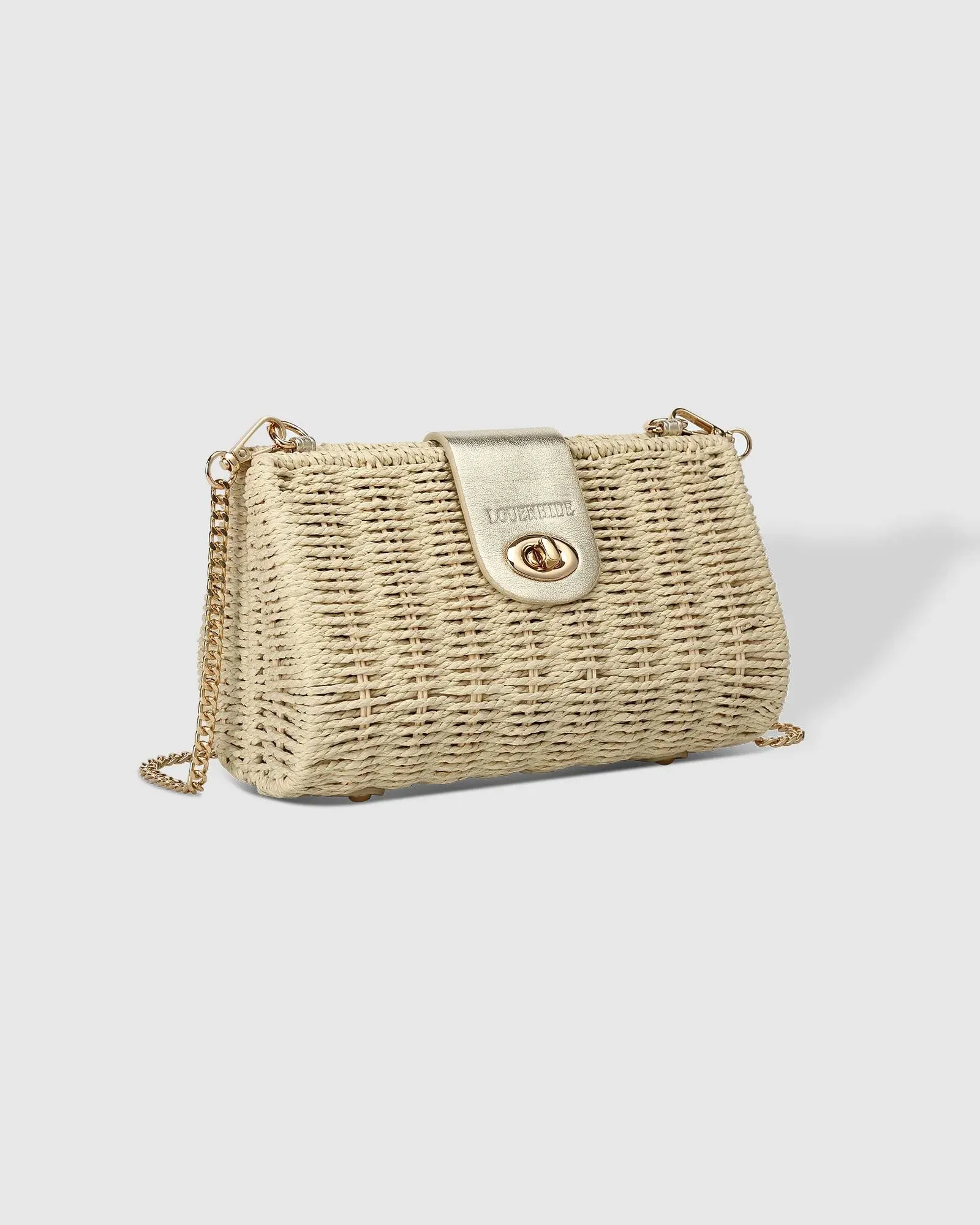 OPHELIA RAFFIA CROSSBODY BAG