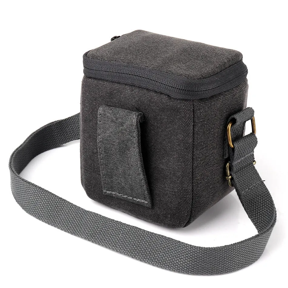 Outdoor Canvas Camera Bag for Canon Sony Micro Single Storage Bag