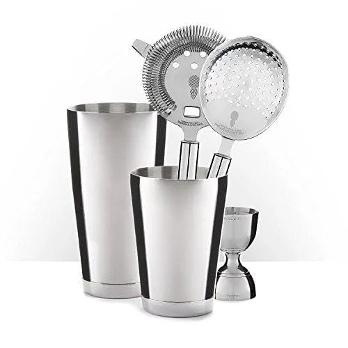 Piña Barware Stainless Steel Commercial Hawthorne Cocktail Bar Strainer