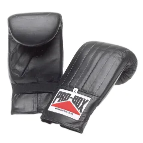 Pro Box Black Pre-Shaped Leather Bag Mitt