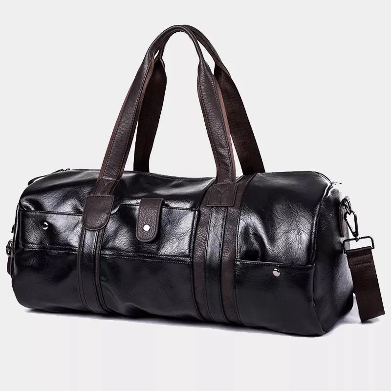 Pu Leather Gym Bag