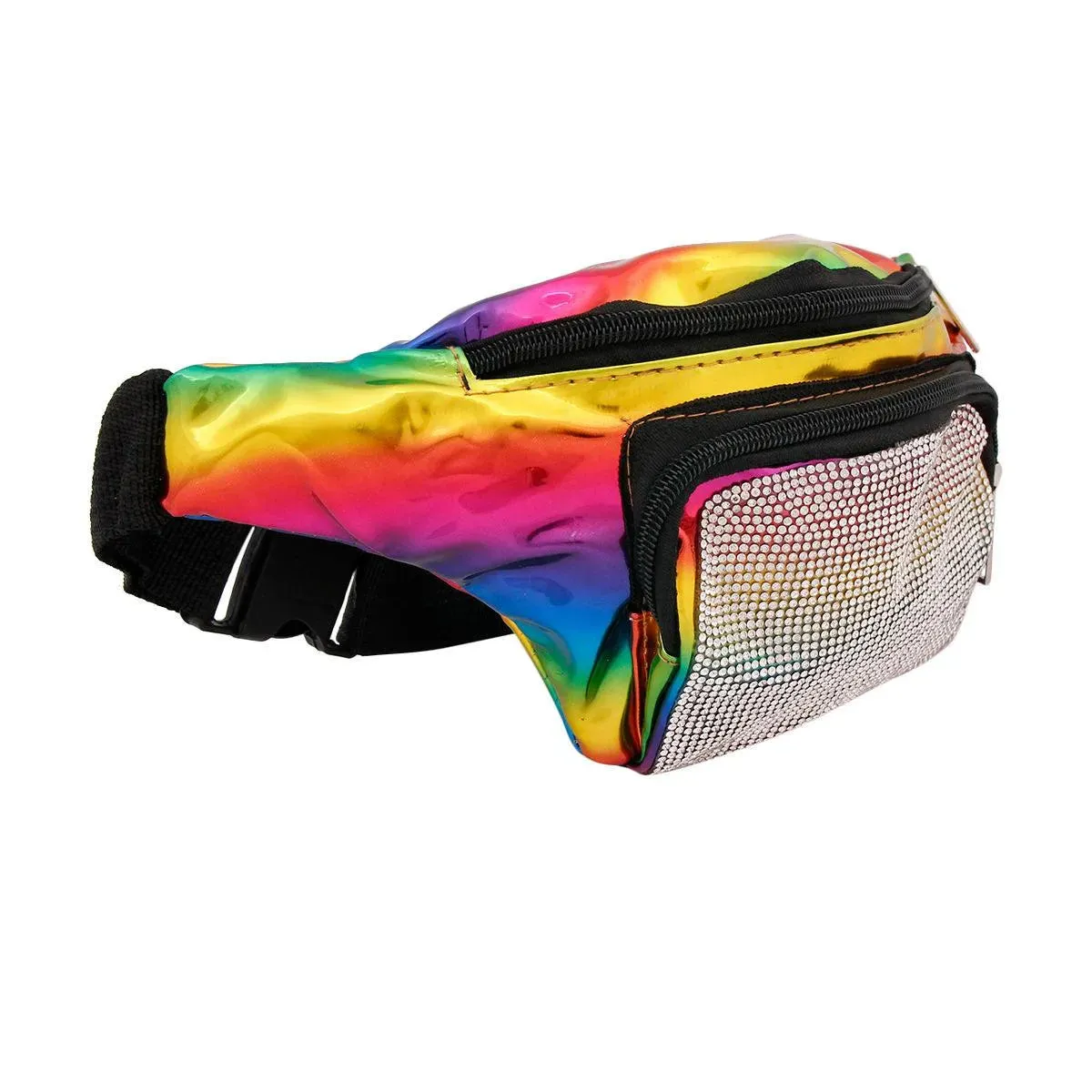 Rhinestone Fanny Pack Multicolor Waist Bag