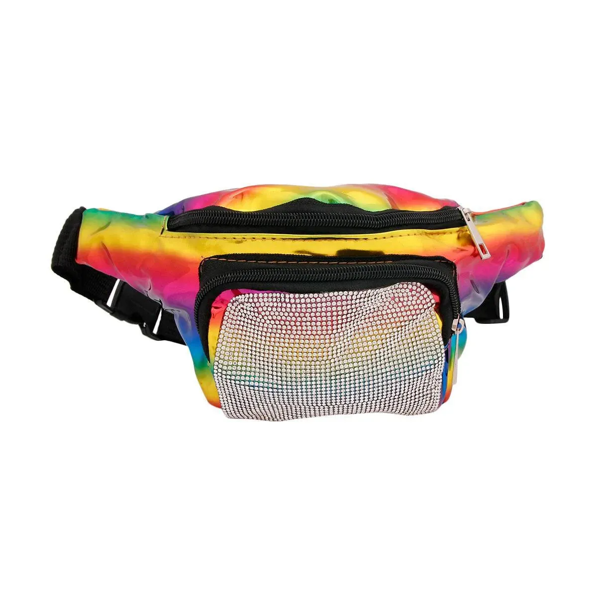 Rhinestone Fanny Pack Multicolor Waist Bag