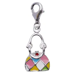 Silver Argyle Handbag Charm