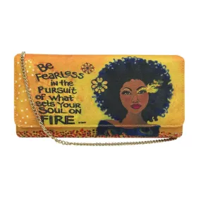 Soul on Fire Canvas Clutch