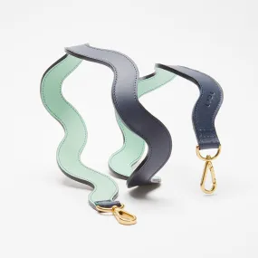 Squiggle Leather Shoulder Strap