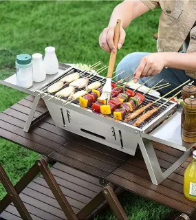 Stainless Steel Folding Barbeque Grill Stove