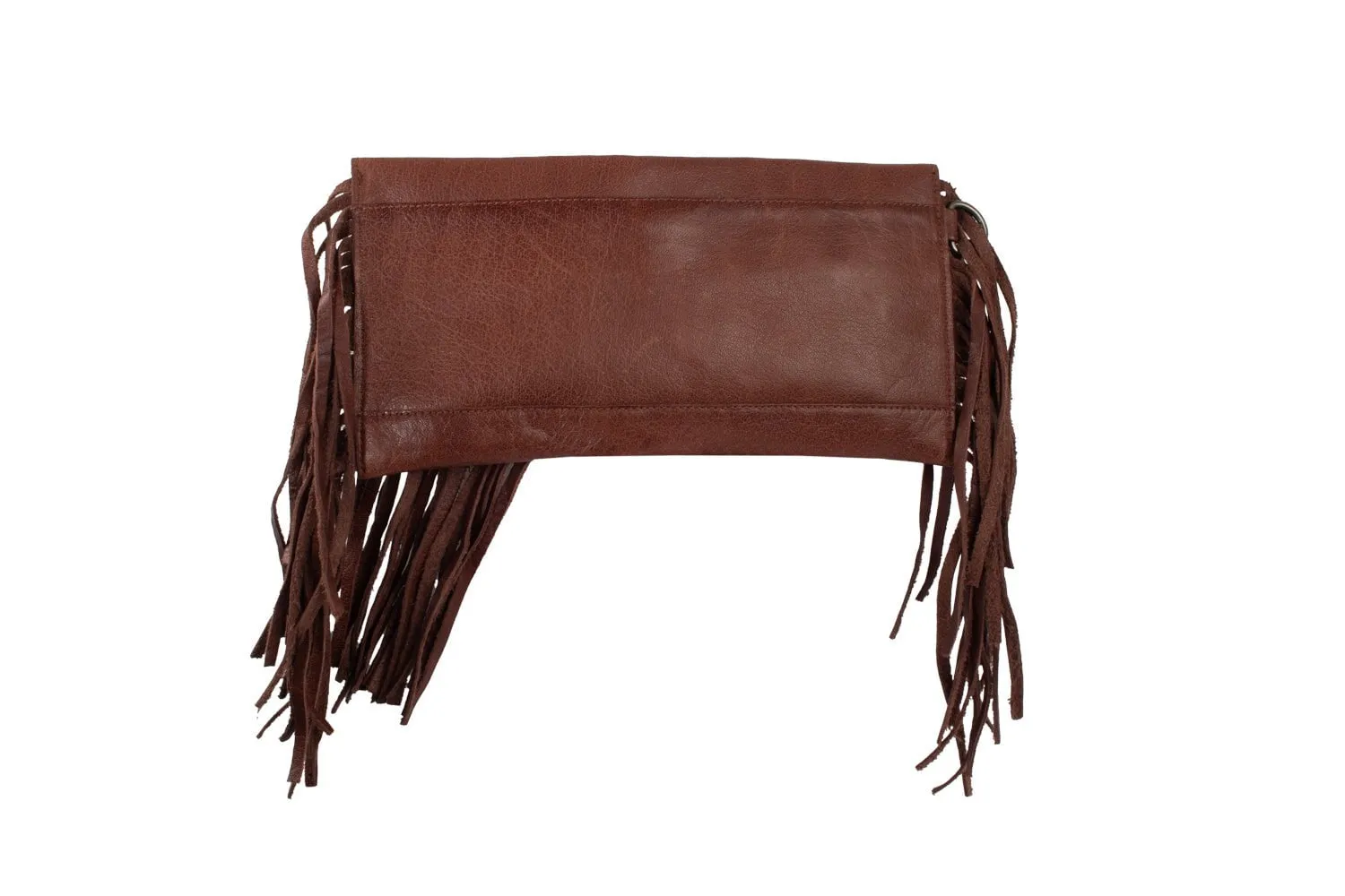 STS Ranchwear Womens Indie Walnut Buffalo Leather Clutch Bag