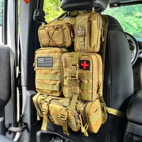 Tactical Back Seat Molle Organizer - Stealth Angel Survival