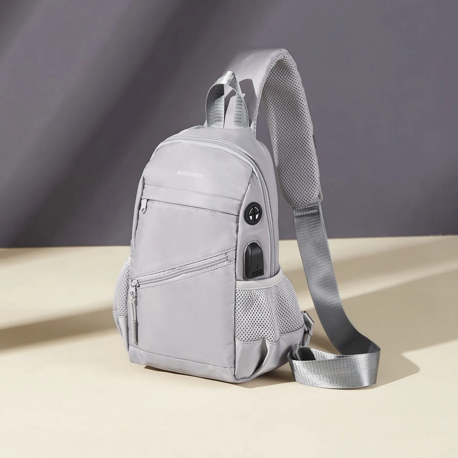 Travel Hands-Free with our Crossbody Sling Bag with USB Charging Port