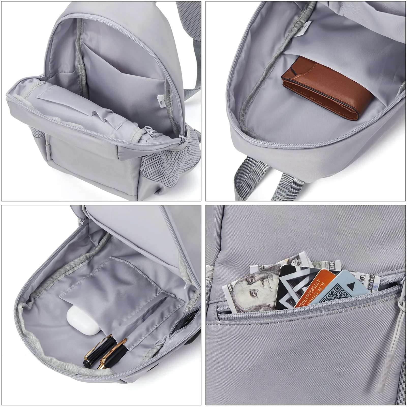 Travel Hands-Free with our Crossbody Sling Bag with USB Charging Port