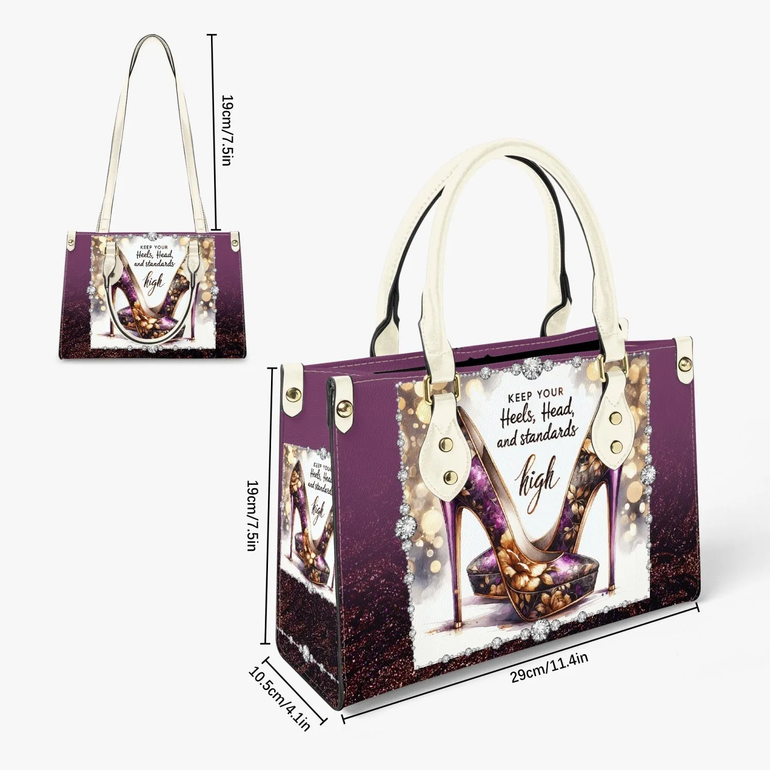 Women's Tote Bag - Long Strap - Heels