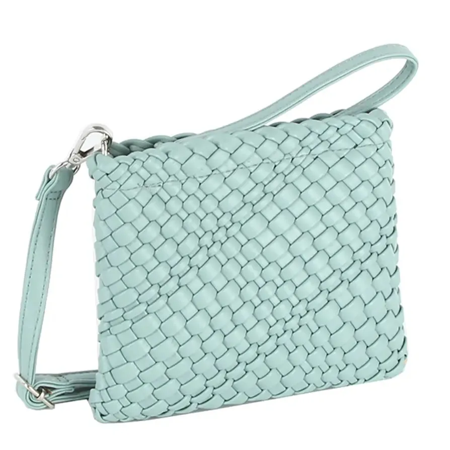 Woven Clutch Crossbody Bag